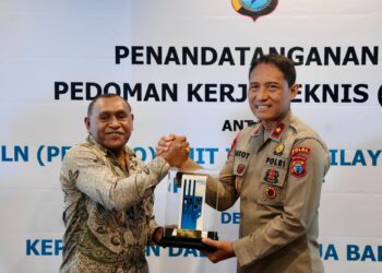 PLN dan Polda Papua Barat Daya Tandatangani Pedoman Kerja Teknis