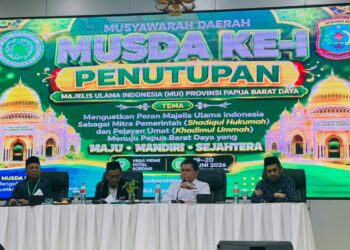 Musda I MUI Papua Barat Daya Tuntas Digelar, Verifikasi PP MUI Dinanti