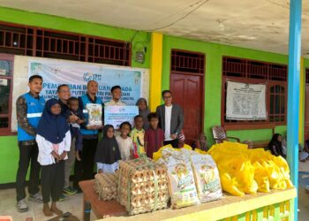 PLN Salurkan Bantuan Sembako dan Resmikan Program Pengajar Binaan di Panti Asuhan Al-Hijrah Sorong