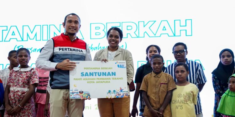 Pertamina Patra Niaga Regional Papua Maluku Salurkan Santunan untuk 5 Panti Asuhan