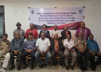 Forum Lintas Suku OAP Papua Barat Daya Kompak Dukung Situasi Aman dan Kondusif di Sorong Raya