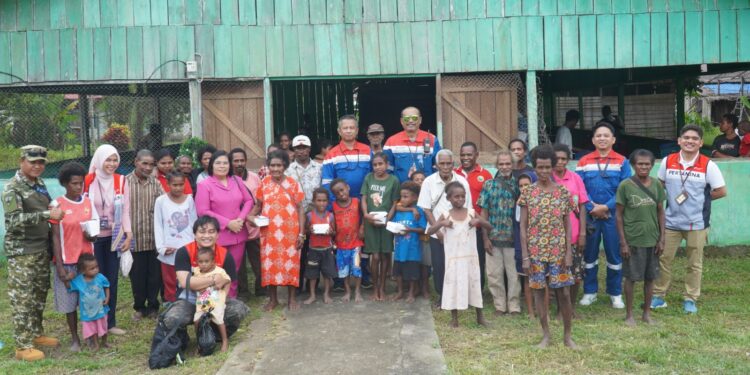 Pertamina Berkah Berbagi Bersama Masyarakat Kampung Malabam