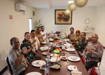 Pangdam XVIII/Kasuari  Bersama Kapolda Papua Barat Daya dan Unsur Forkopimda Silaturahmi