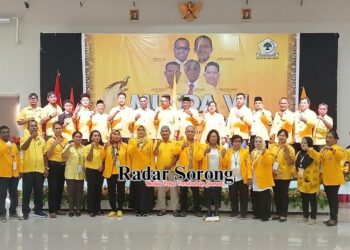 David Hehanussa Terpilih Nahkodai Golkar Kota Sorong, Siapkan 1.000 Kader Muda Hadapi 2029