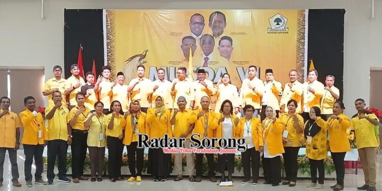 David Hehanussa Terpilih Nahkodai Golkar Kota Sorong, Siapkan 1.000 Kader Muda Hadapi 2029