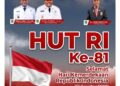 PEMPROV PAPUA BARAT DAYA MENGUCAPKAN SELAMAT HARI ULANG TAHUN REPUBLIK INDONESIA KE-81