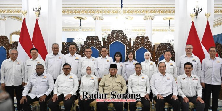 Bertemu Presiden Prabowo, KADIN PBD Dorong Pariwisata dan KEK Sorong Jadi Motor Ekonomi