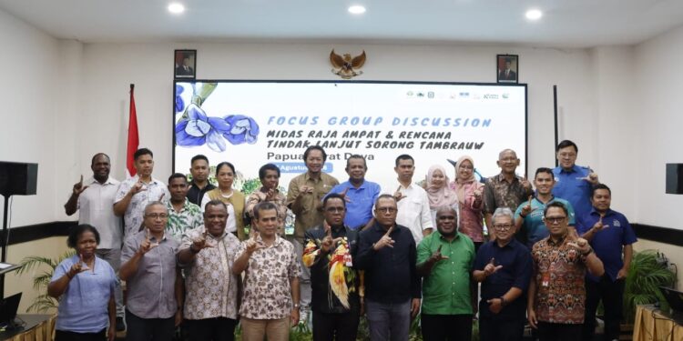 Pemprov PBD Dukung Pembentukan Kelembagaan Terpadu MIDAs Raja Ampat