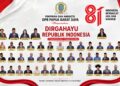 PIMPINAN DAN ANGGOTA DPR PROVINSI PAPUA BARAT DAYA MENGUCAPKAN DIRGAHAYU RI KE-81