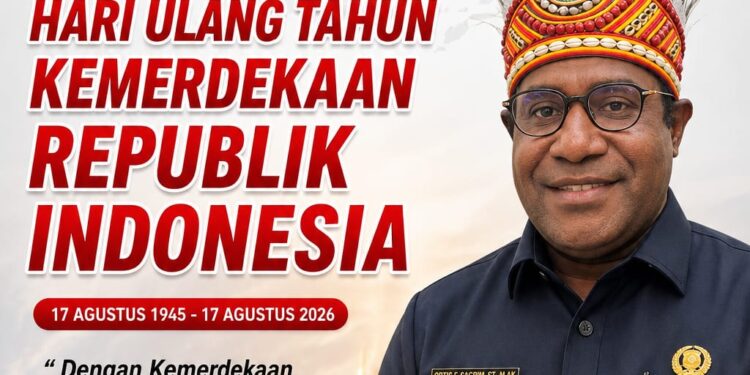 Ketua DPR Provinsi Papua Barat Daya Mengucapkan Selamat Hari Ulang Tahun Kemerdekaan Republik Indonesia ke-81