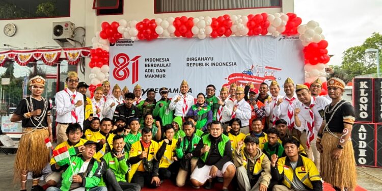 Pertamina Patra Niaga Rayakan HUT Ke-81 Republik Indonesia bersama Pelanggan Setia di SPBU