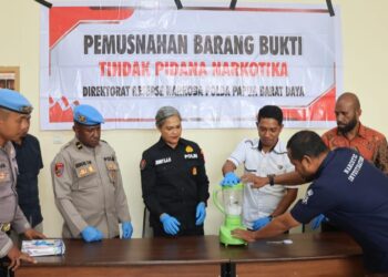 Ditresnarkoba Polda PBD Musnahkan 3,36 Gram Sabu, Proses Diawasi Secara Transparan