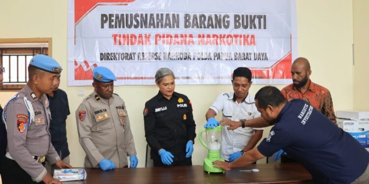 Ditresnarkoba Polda PBD Musnahkan 3,36 Gram Sabu, Proses Diawasi Secara Transparan