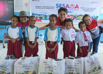 Program SESAMA Pertamina Hadir dan Dukung Semangat Belajar Anak-anak di Doromena Papua