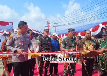Jembatan Garuda di Kelurahan Klamana Diresmikan, Pangdam: Infrastruktur untuk Kepentingan Rakyat
