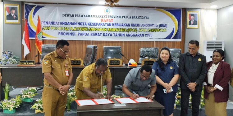 Dorong Percepatan Pembangunan, DPRP dan TAPD PBD Rampungkan KUA-PPAS APBD-P 2026