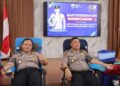 Semarak HUT Lalu Lintas ke-71, Ditlantas Polda Papua Barat Daya Gelar Donor Darah