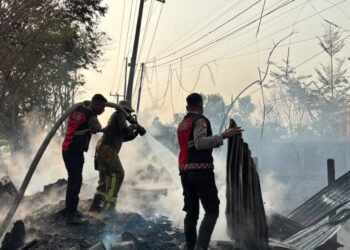 Satgas Preventif Operasi Bina Karuna Dofior 2026 Tangani Kebakaran di Klasaman