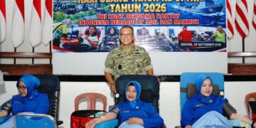 Prajurit TNI-Polri Donor Darah, Dukung Ketersediaan Stok Darah PMI Sorong