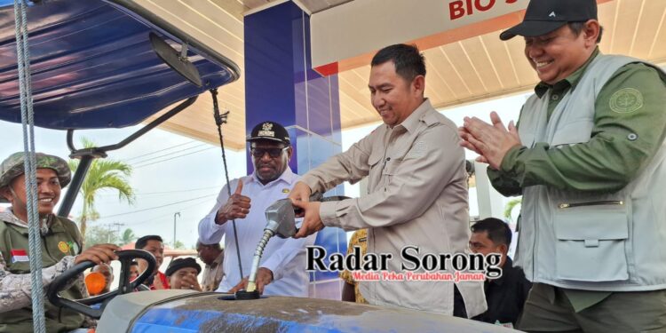 Dukung Swasembada Pangan Nasional, SPBU Tanah Miring di Merauke Resmi Ditunjuk sebagai SPBU Khusus Petani