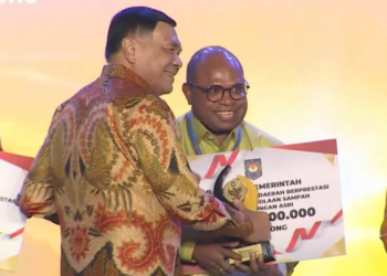 Kota Sorong Raih Terbaik Pertama Pengelolaan Sampah dan Lingkungan Asri