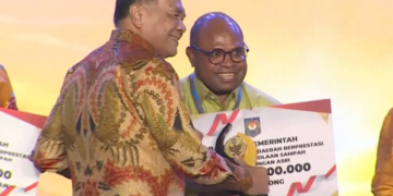 Kota Sorong Raih Terbaik Pertama Pengelolaan Sampah dan Lingkungan Asri