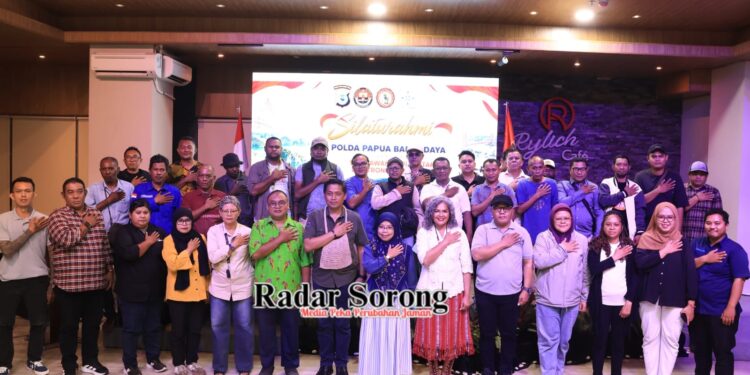 Perkuat Sinergi Jaga Kamtibmas, Polda Papua Barat Daya Gelar Silaturahmi Bersama Wartawan