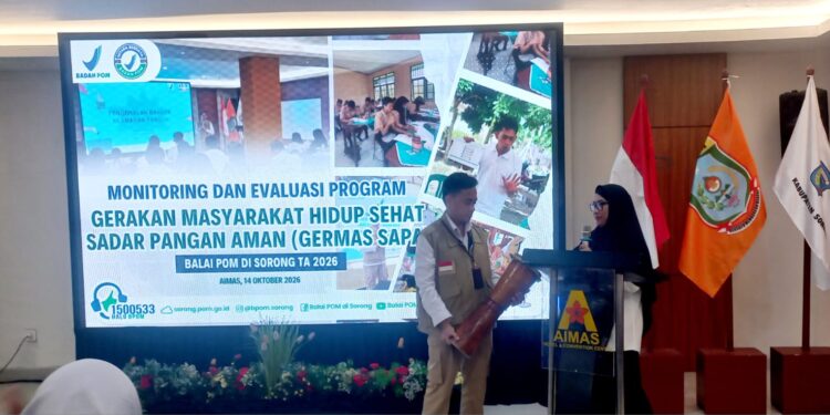 Balai POM di Sorong Gelar Monitoring dan Evaluasi Program GERMAS SAPA 2026
