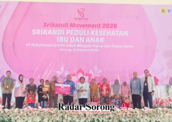Srikandi PLN UIW Papua dan PB Salurkan Paket Gizi dan Pemeriksaan Kesehatan Gratis Bagi 203 Ibu Hamil dan Balita di Kota Sorong