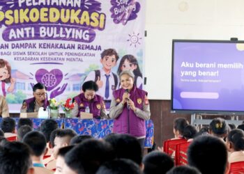 Polda Papua Barat Daya Edukasi Pelajar tentang Bahaya Bullying dan Kenakalan Remaja